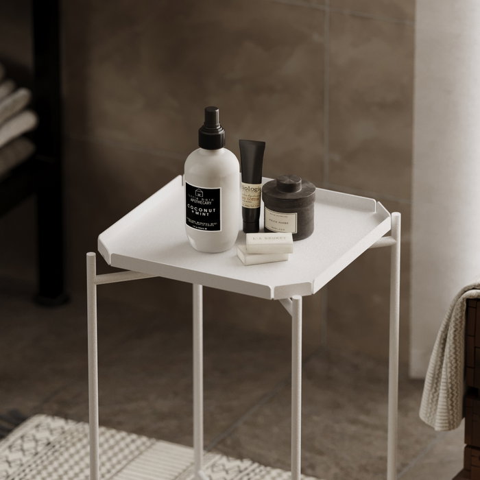 Hanah Home Shb-008-B Mesa de centro metálica blanca Hanah Home Shb-008-B Mesa de centro metálica blanca